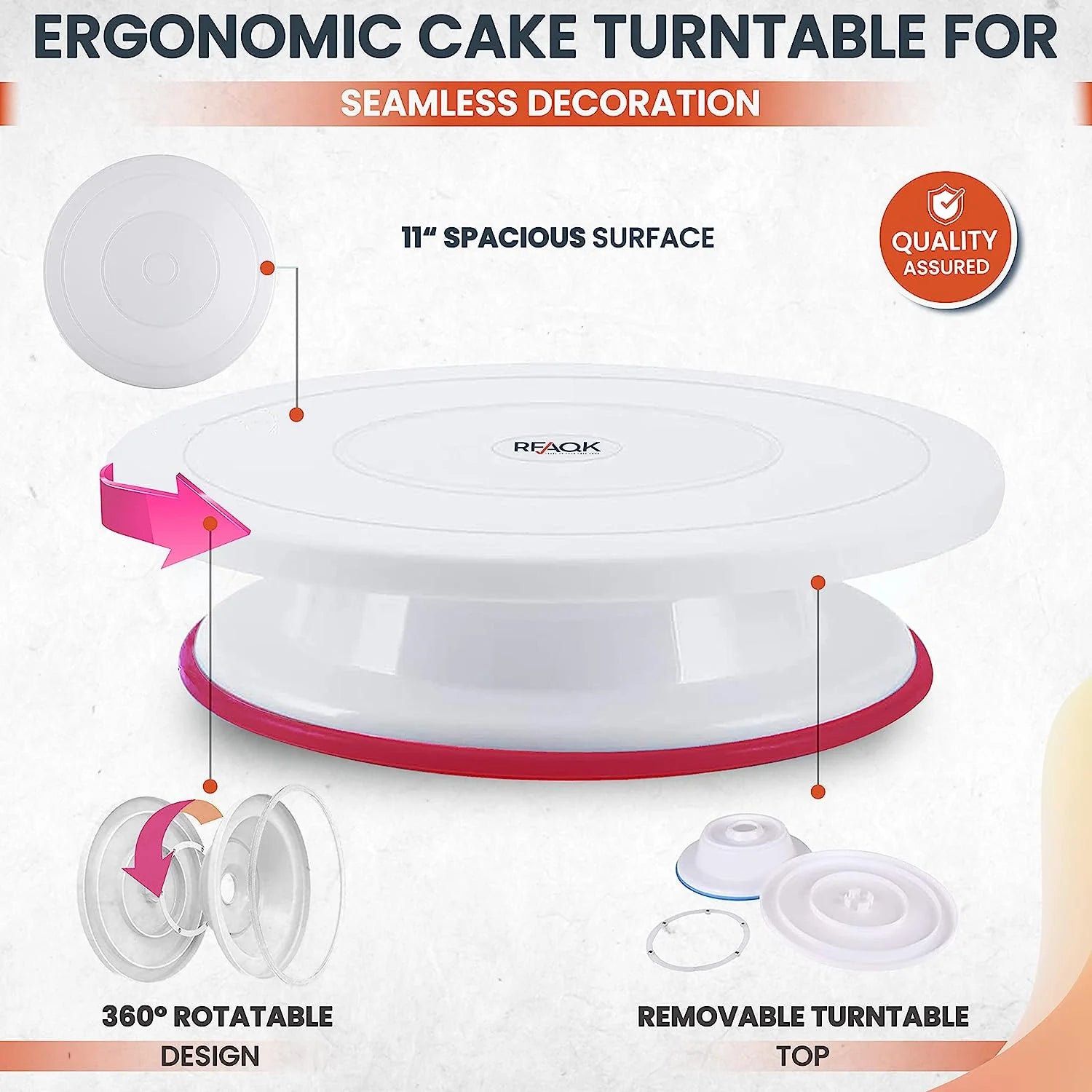 700PCs Cake Decorating Supplies Kit with Baking Supplies- Cake Decorating Tools with Springform Pans, Cake Leveler, Turntable, Numbered Piping Tips, Icing Spatulas, Fondant Tools and More