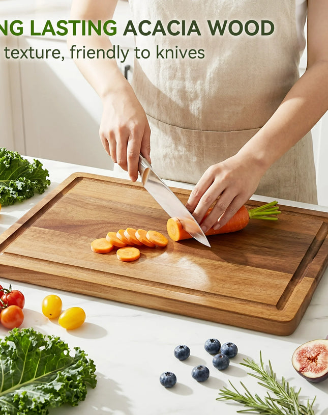 Acacia Wood Cutting Board, 16