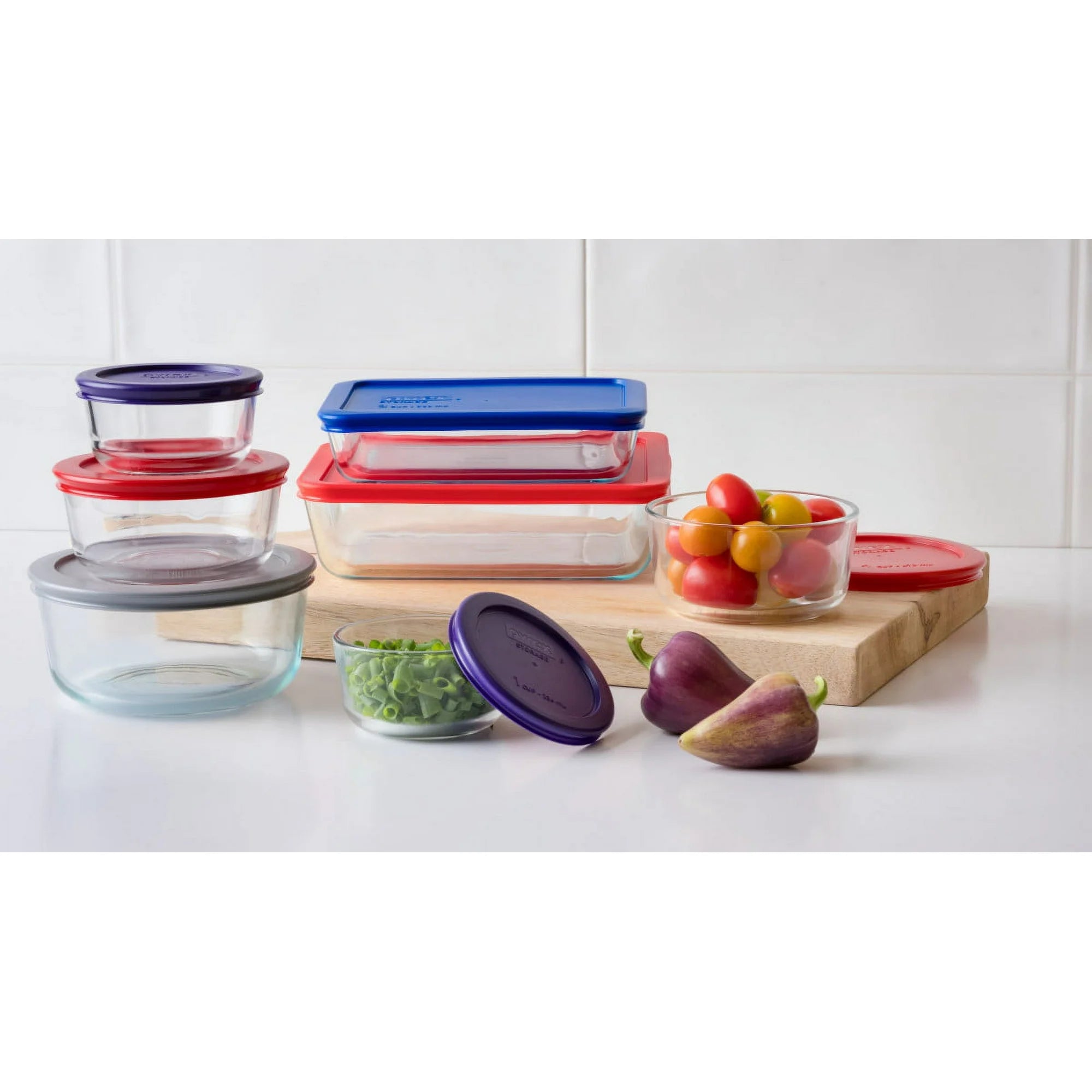 Simply Store Glass Bakeware Set, 14 Piece